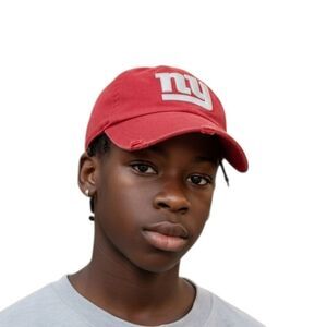 NY 47 Brand Red Cap Adjustable
